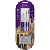 Silver Silk 88® 6pc Round Set | Short Handle | SK-8103S