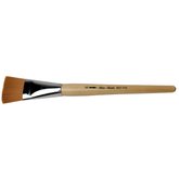 Silver Jumbo™ Golden Taklon Flat Paintbrush | Mid Length Handle | 8201