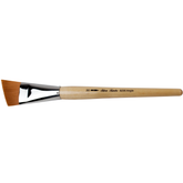 Silver Jumbo™ Golden Taklon Angle Paintbrush | Mid Length Handle | 8206