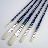 Bristlon® 5pc Filbert and Long Filbert Brush Set | Long Handle | BR-1953