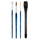 Johnny Thomas Premium 4 pc Watercolor Short Handle Brush Set | JT-9911S