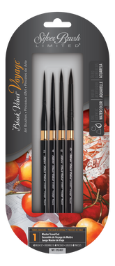 Black Velvet® 4pc Master Travel Set | Short Handle | WC-3124ST