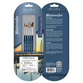 BelleAqua® 5pc Watercolor Detail Set | Short Handle | BA-2707S - Watercolor Detail Set