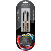 Black Velvet® 3pc Essential Brush Strokes Set | Short Handle | WC-3206S - Essential Brush Strokes Set