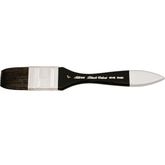 Black Velvet® Wide Wash Blender Paintbrush | Short Handle | 3014S - Size 1 Inch