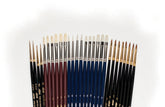 Robert Liberace | Precision Detail Set | Long Handle | RL-1228 - Round/Filbert/Cats Tongue