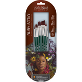 Ruby Satin® 6pc Variety Set | Short Handle | RSS-2560S - Variety Set