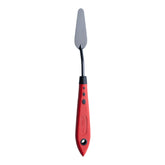 SBL #B5 Matte Black Palette Painting Knife - The Quick Blender-Blade | Red Handle | 9405