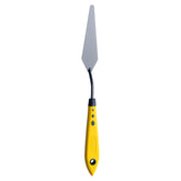SBL #B69 Matte Black Palette Painting Knife - The Bold Sweeper-Blade | Yellow Handle | 9469