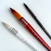 Silver Atelier™ 3pc Stroke Set | Short Handle | QL-5355S - Round Quill