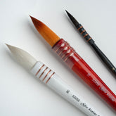 Silver Atelier™ 3pc Stroke Set | Short Handle | QL-5359S - Round Small Size Quills 3pc Set