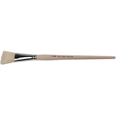 Silver Jumbo™ White Hog Bristle Chisel Paintbrush | Long Handle | 8035 - Size 1-1/2 Inches