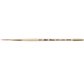 Silver Kolinsky® Liner Paintbrush | Short Handle | 7207S - Size 00