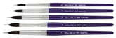 Silver Silk 88® Silver Needle Point Liner Paintbrush | Short Handle | 8854