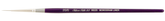 Silver Silk 88® Silver Synthetic Monogram Liner Paintbrush | Short Handle | 8822S - Size 20/0