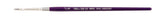 Silver Silk 88® Silver Synthetic Oval Crescent Paintbrush | Short Handle | 8803S - Size 1/8