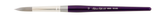 Silver Silk 88® Silver Synthetic Round Paintbrush | Short Handle | 8800S - Size 12