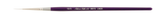 Silver Silk 88® Silver Synthetic Script Liner Paintbrush | Short Handle | 8807S - Size 18/0