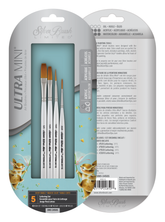 Ultra Mini® 4pc Lettering Set | Short Handle | UMS-2450S - Lettering/Calligraphy Set