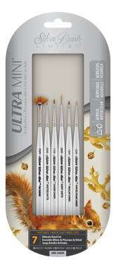 Ultra Mini® 6pc Basic Miniature Detail Set | Short Handle | UMS-2460S - Basic Miniature Detail Set
