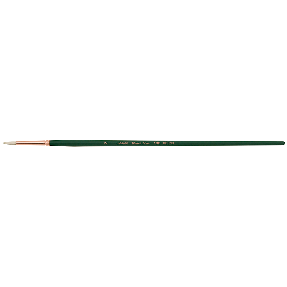 Grand Prix® Round Paintbrush | Long Handle | 1000