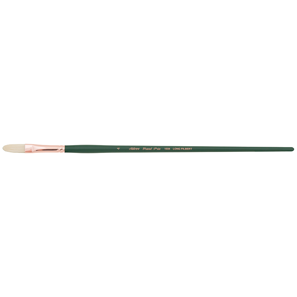 Grand Prix® Long Filbert Paintbrush | Long Handle | 1034
