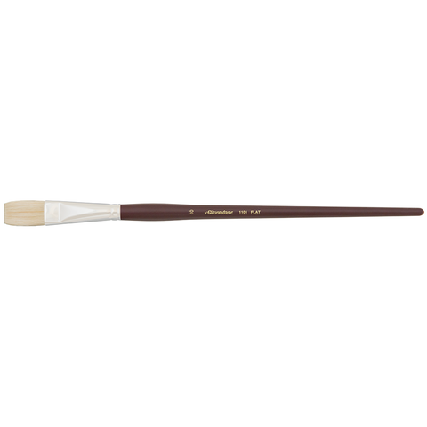 Silverstone® Flat Paintbrush | Long Handle | 1101