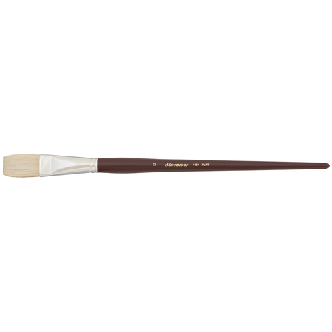 Silverstone® Flat Paintbrush | Long Handle | 1101