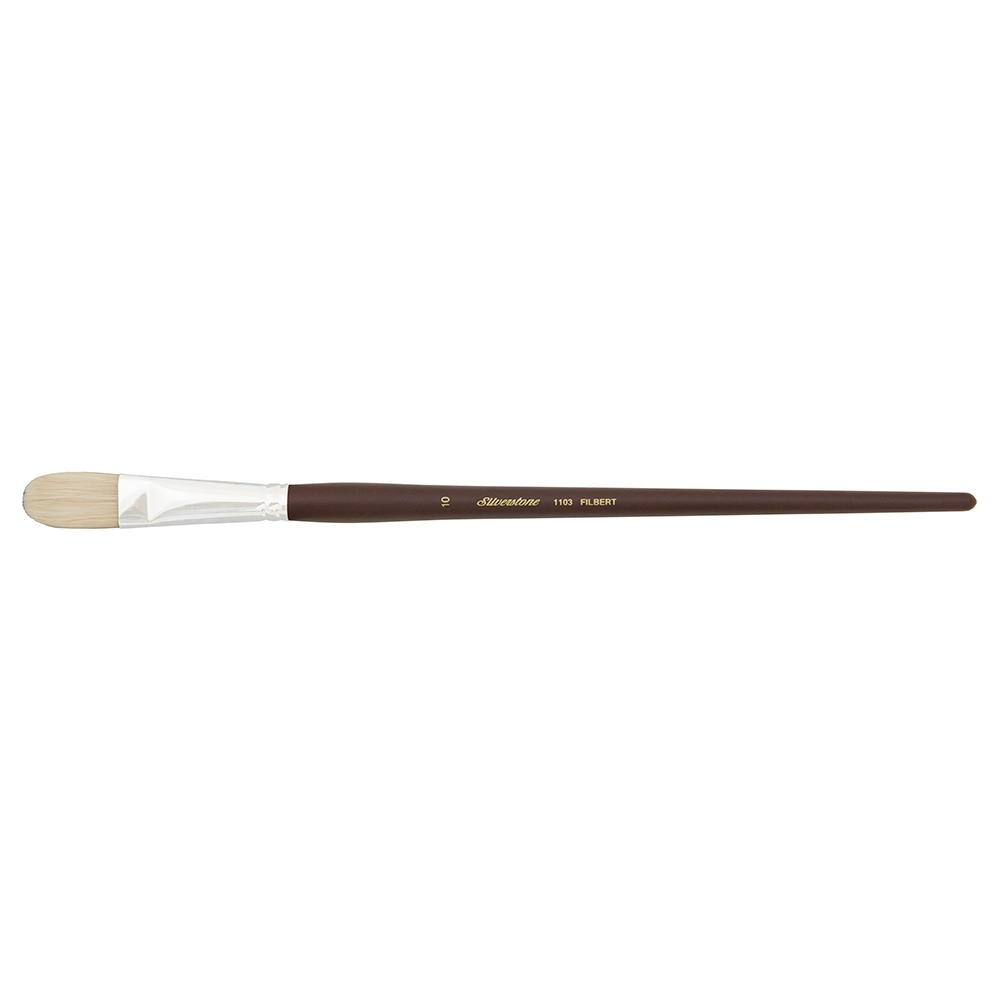 Silverstone® Filbert Paintbrush | Long Handle | 1103