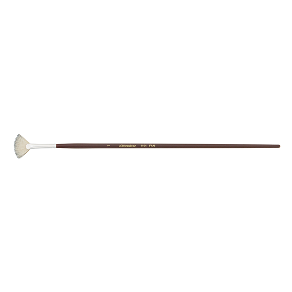 Silverstone® Fan Paintbrush | Long Handle | 1104