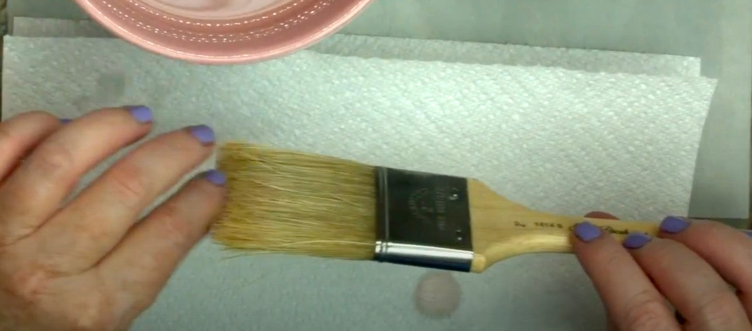 Superior White Bristle Flat BulletCutter Paintbrush | Short Handle | 1414S