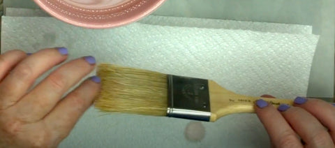 Superior White Bristle Flat BulletCutter Paintbrush | Short Handle | 1414S