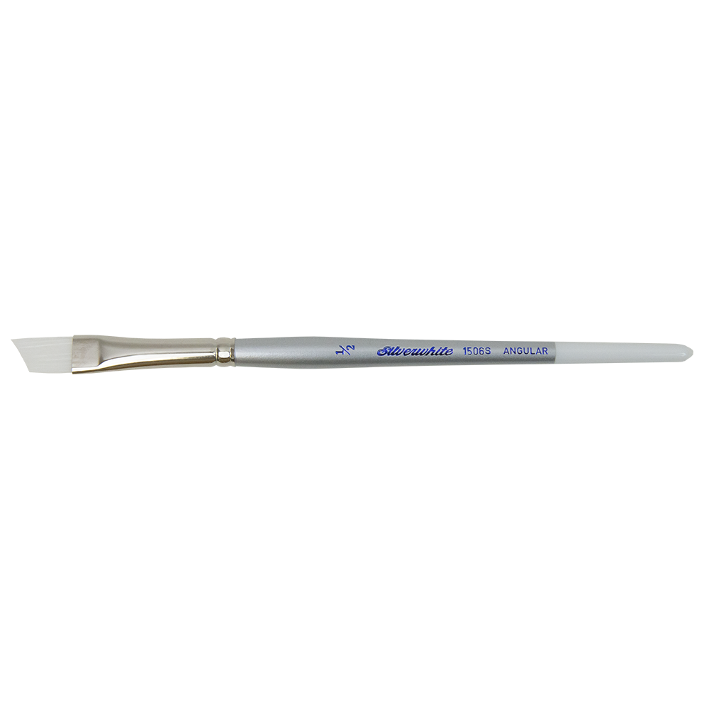 Silverwhite® Angle Paintbrush | Short Handle | 1506S