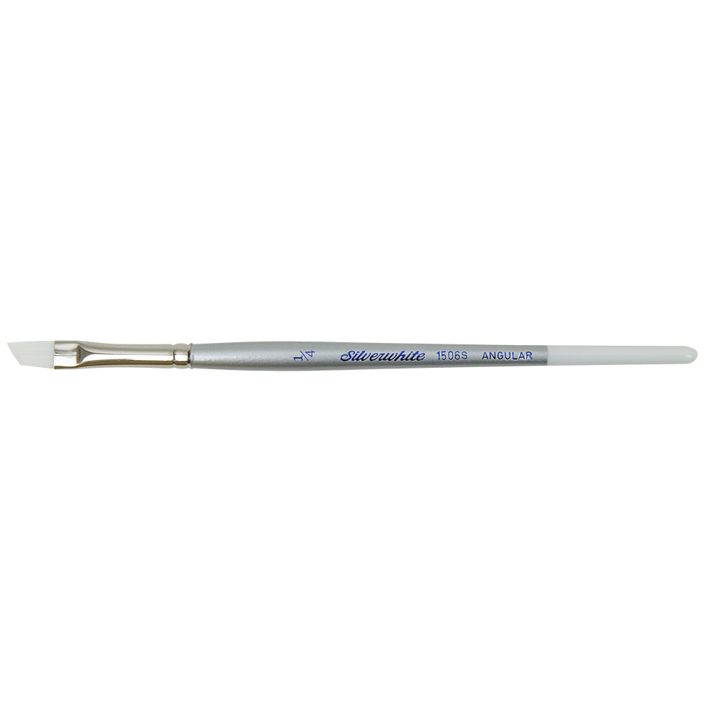 Silverwhite® Angle Paintbrush | Short Handle | 1506S