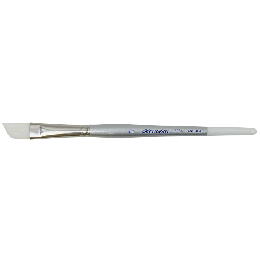 Silverwhite® Angle Paintbrush | Short Handle | 1506S