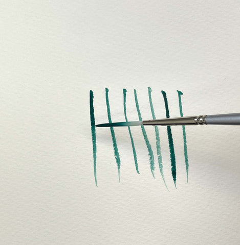 Silverwhite® Script Liner Paintbrush | Short Handle | 1507S