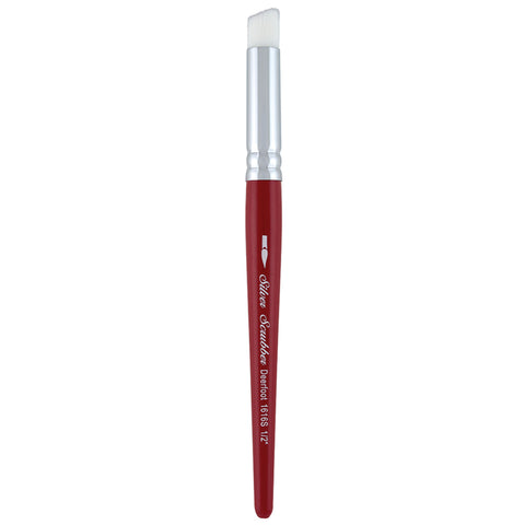 Silver Scrubber™ Deerfoot Paintbrush | Short Handle | 1616S