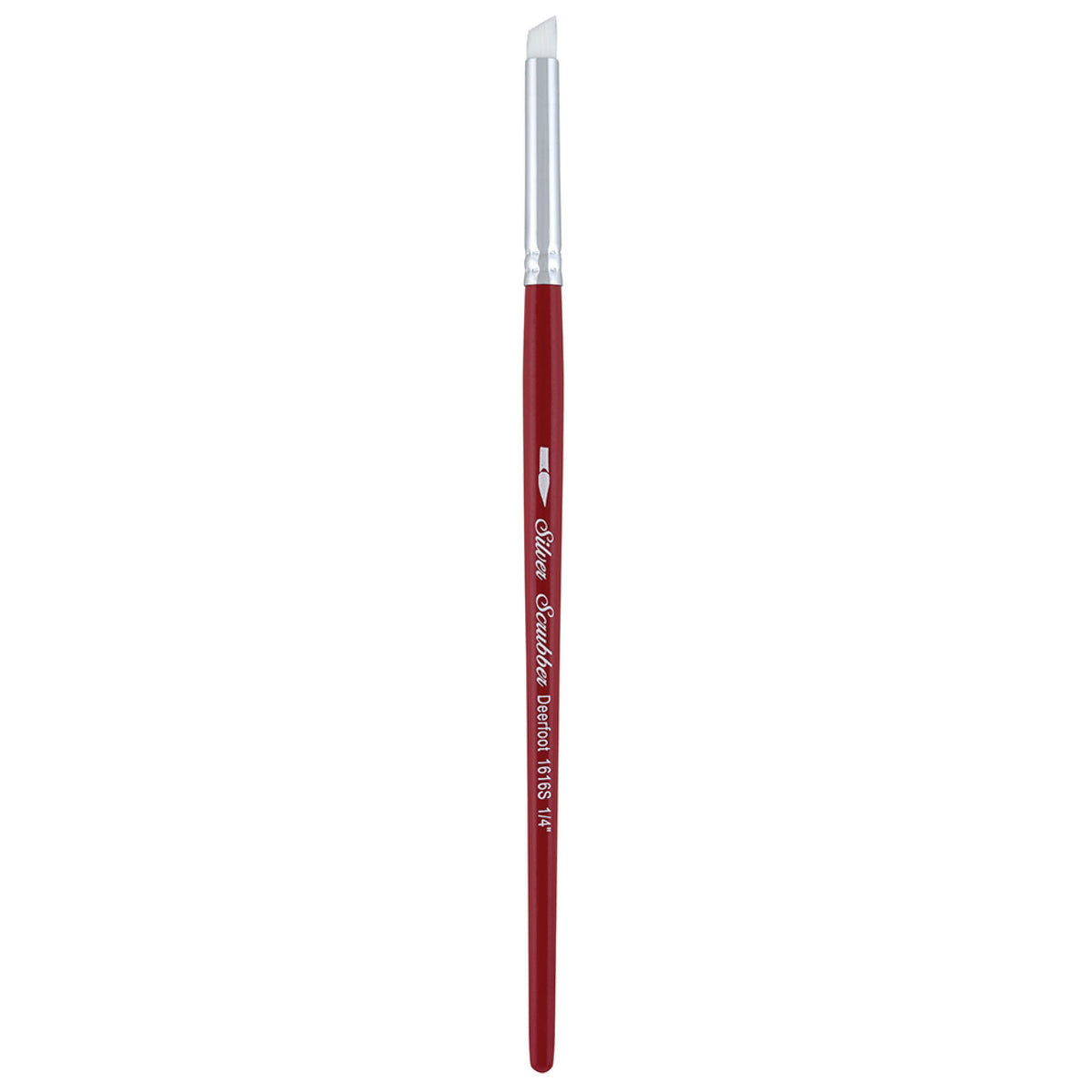 Silver Scrubber™ Deerfoot Paintbrush | Short Handle | 1616S