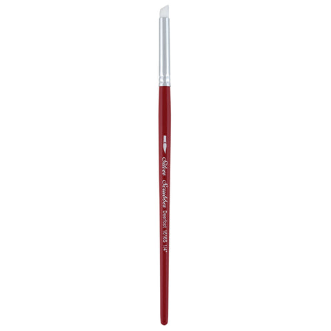 Silver Scrubber™ Deerfoot Paintbrush | Short Handle | 1616S