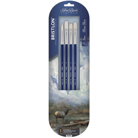 Bristlon® 4pc Versatile Variety Set | Long Handle | BR-1940