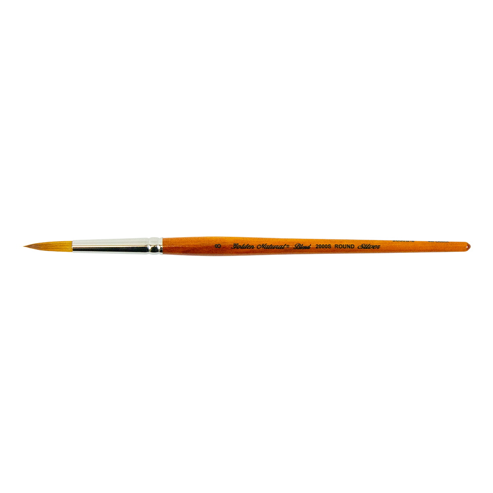 Golden Natural® Round Paintbrush | Short Handle | 2000S
