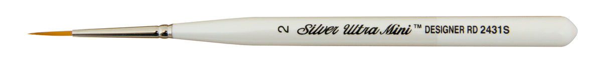 Ultra Mini® Designer Round Paintbrush | Short Handle | 2431S