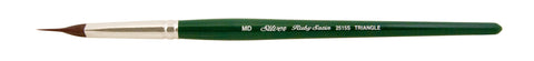 Ruby Satin® Pointed Triangle Paintbrush | Short Handle | 2515S