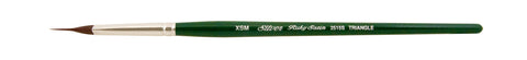 Ruby Satin® Pointed Triangle Paintbrush | Short Handle | 2515S