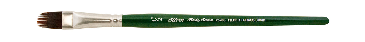 Ruby Satin® Filbert Comb Paintbrush | Short Handle | 2528S