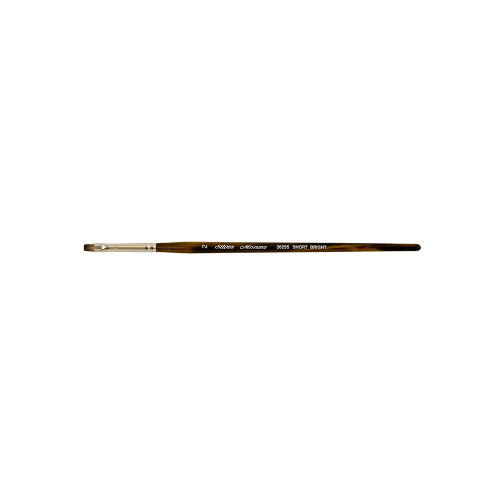Monza® Short Bright Paintbrush | Short Handle | 2623S