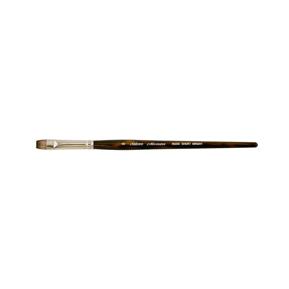 Monza® Short Bright Paintbrush | Short Handle | 2623S