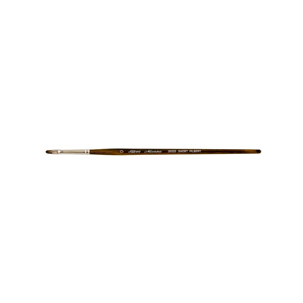 Monza® Short Filbert Paintbrush | Short Handle | 2632S