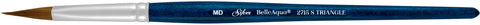 BelleAqua® Triangle Paintbrush | Short Handle | 2715S