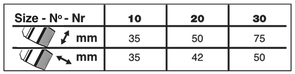 Silver Atelier™ Hake Angle Paintbrush | Short Handle | 5006 size chart